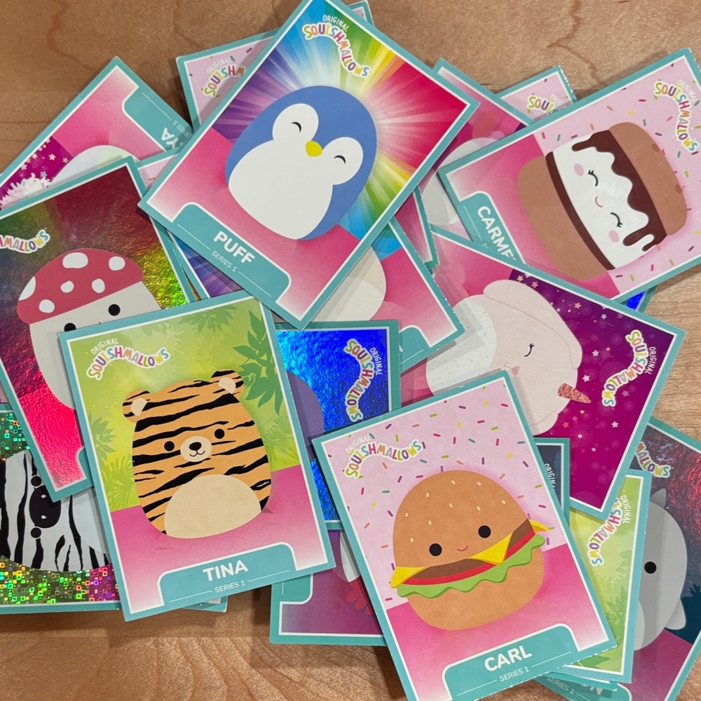 Squishmallows Collectible Cards - Colorful Variety
